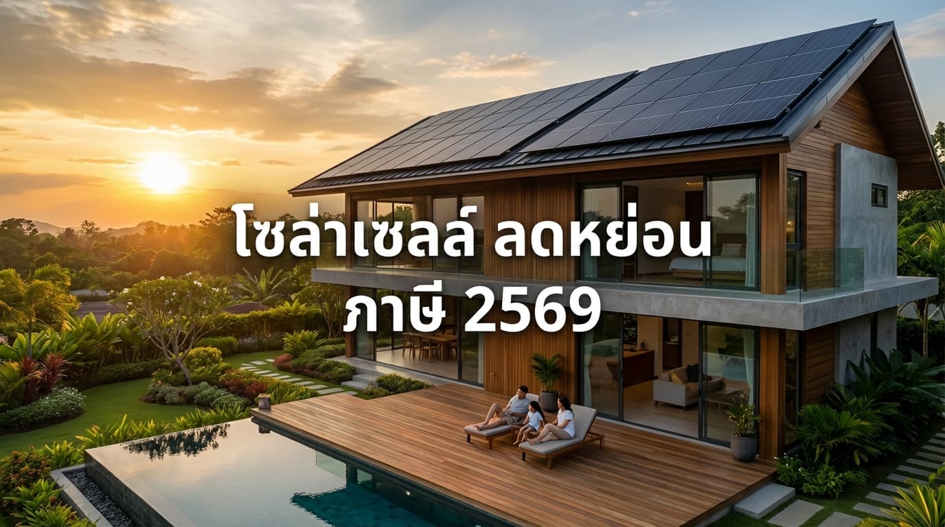 โซล่าเซลล์ ลดหย่อน ภาษี 2569 ติดตั้งวันนี้คุ้มค่าสองต่อกับ เอนีเทค โซล่าเซลล์พิษณุโลก